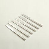 Carlo Table Knife Set Of 6 Silver